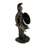 Veronese Design Spartan King Leonidas with Sword and Shield Bronzed Statue