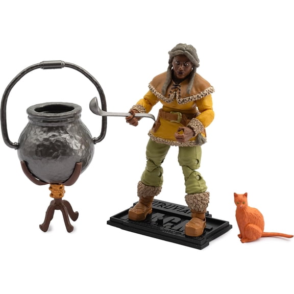 Boss Fight Studio Vitruvian H.A.C.K.S. Fantasy Series – Madam Ruskin, Dwarf Tavern Keeper Action Figure - Highly Articulated Collectible Figurine with Interchangeable Parts & Accessories - 1:18