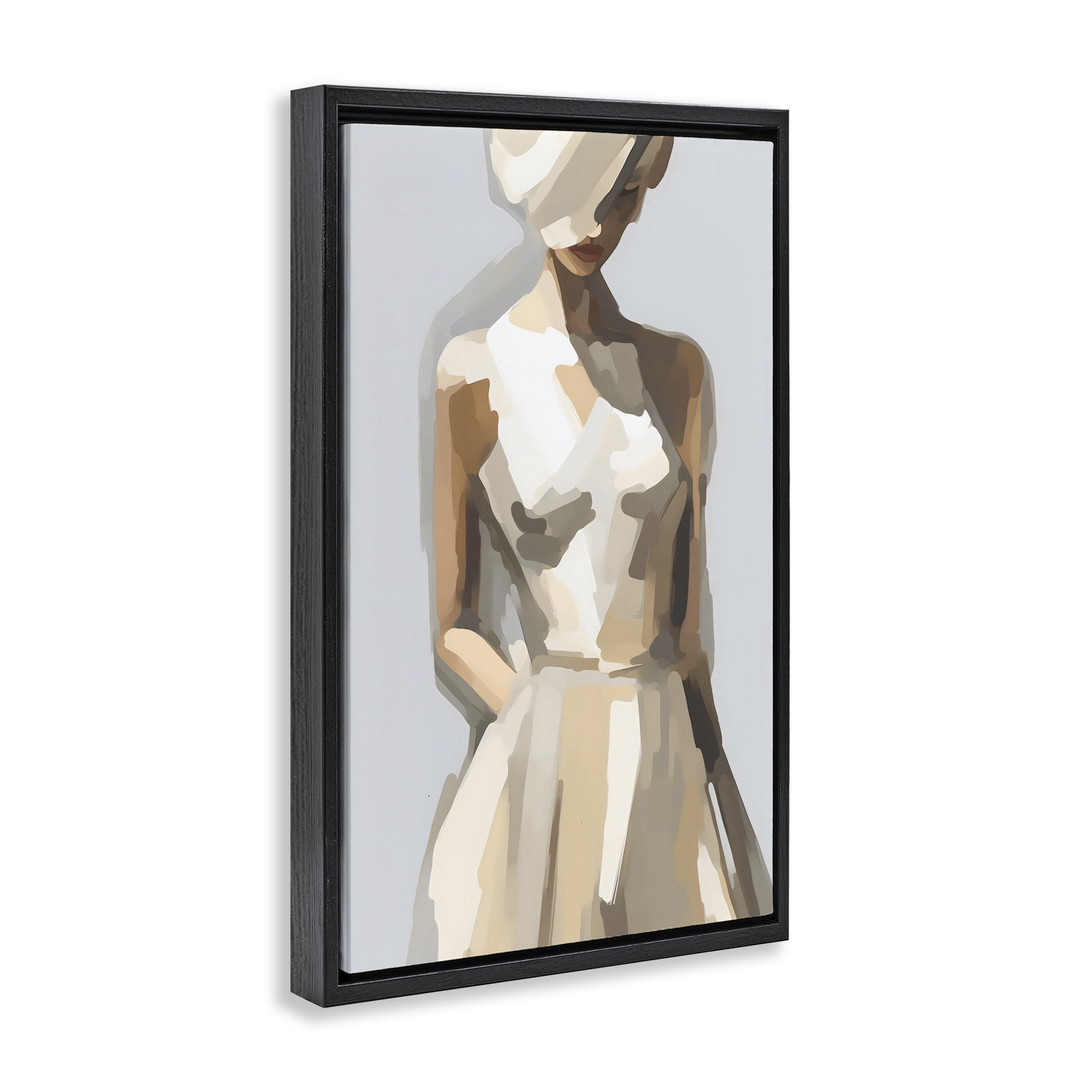 Stupell Industries Sophistication of the Muse Black Framed Floater Canvas Wall Art, design by Creative Studio