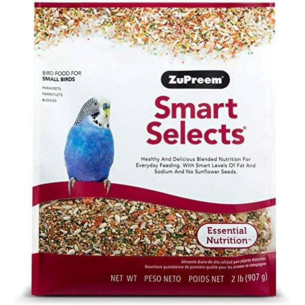 Zupreem Smart Selects Small Bird Food 2 lb Seed and Pellet Mix