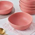 thumbnail image 5 of Stone + Lain Delilah Porcelain Collection Dish Set, 6 Bowls (6-inch) Service for 6, Terracotta, 5 of 6