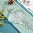 thumbnail image 5 of Square Clear Polished Acrylic Display Base Transparent Cube Pedestal Jewelry Ring Display Stands Photography Props Background for Showing Collectibles Jewelry Cosmetics Garage Kit 3.15 Inch for DIY, 5 of 9