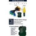 thumbnail image 3 of Christmas Lights, 50 LED 16.4 Ft Battery Operated C6 Fairy String Lights Timer 8 Modes Waterproof Xmas Lights for Patio Garden Christmas Tree Indoor Outdoor Decoration, 3 of 6