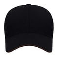 thumbnail image 5 of Women's Solid Color Baseball Cap, Classic Fit Adjustable Running Hat, Sturdy Casual Sun Hat for Workouts, Outdoor Activities, and All Seasons Wear Black, 5 of 6