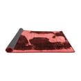 thumbnail image 2 of Ahgly Company Indoor Square Abstract Red Modern Area Rugs, 3' Square, 2 of 4