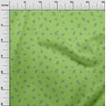 thumbnail image 2 of oneOone Cotton Poplin Green Fabric Leaves & Flower Floral Fabric For Sewing Printed Craft Fabric By The Yard 42 Inch Wide, 2 of 4