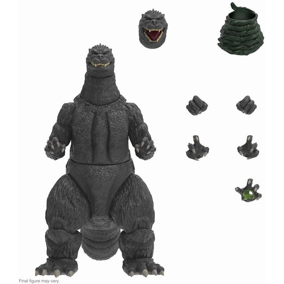 Super7 Collectible Adult Godzilla Action Figure, Multicolor, 10.30" x 7.30"