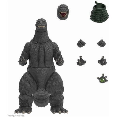 Super7 Collectible Adult Godzilla Action Figure, Multicolor, 10.30" x 7.30"