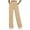 Beige, variant on Women's Casual Pants Straight-Leg Elastic Drawstring Sweatpants Loose Fit Autumn Winter Sports Joggers