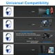 thumbnail image 3 of Auriculares Gamer SY830MV con Micrófono Ajustable, Control de Volumen, Luz LED y Conexión AUX+USB en Color Blanco y Azul, 3 of 7
