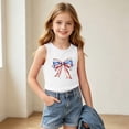 thumbnail image 3 of ZACPNCV Kids 4Th Of July Tank Top Patriotic Sleeveless Tees Stars Stripes Print Crewneck Summer Casual Shirt for Boys Girls 3-15Y D-White, 3 of 8