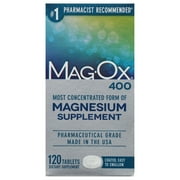 (3 pack) Mag-Ox 400 Magnesium Oxide Dietary Mineral Supplement Tablets 120 Count