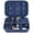 Blue, variant on Barber Accessories Bag for Clippers and Supplies, Mens Hair Trimmers Box, Portable Clipper Storage Holder Organizer for Hair Cutting, Guard Grooming Kit and Barbers Supplies (Bag Only) -Black