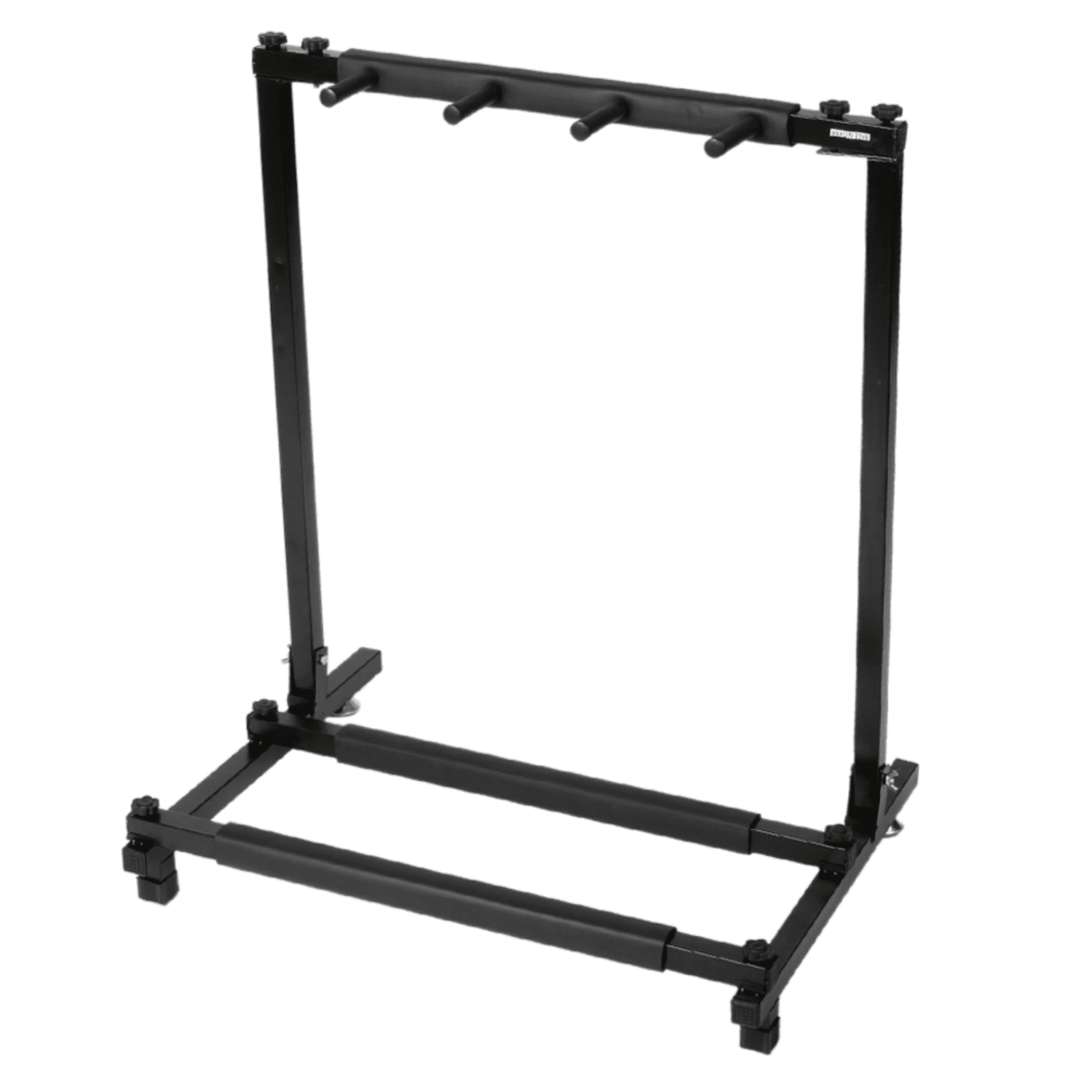 Hassch Guitar Stand Rack with Folding Design, Portable Guitar Holder for 3 Guitars, Guitar Display for Studio & Home, Black