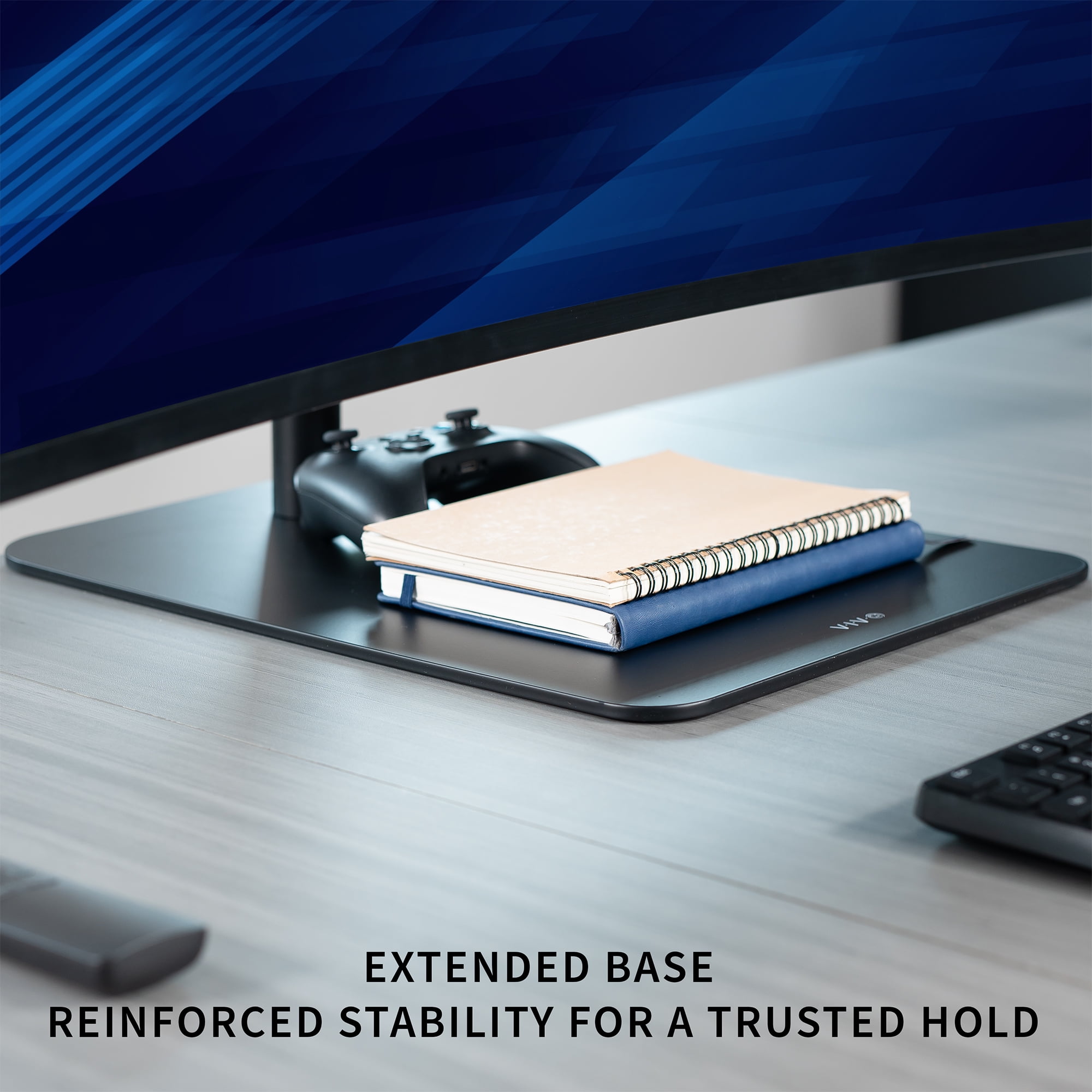 VIVO Dual Ultrawide Monitor Desk Stand, Mount for 2 Computer Screens up to 49"