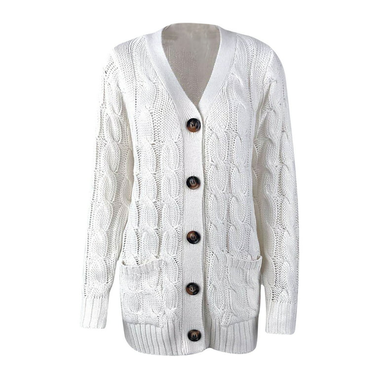 Relaxed Fit Cardigan Long Cardigan Sweaters For Women Long Blazer For Women  White Short Cardigan cute cheap stuff under 1 dollar warehouse deals  clearance open box under deals of the day womens