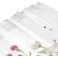 thumbnail image 3 of Floral Wildflower Botanical Waterproof Polyester Bathroom Shower Curtain 72x72 inch with 12 Hooks, 3 of 6