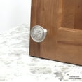 thumbnail image 3 of Iris - Zinc Die Cast Knob 1-3/8" dia Dull Satin Nickel, 3 of 4
