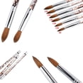 thumbnail image 3 of 1x Manicure Tool Nail Brush Liquid Glitter Handle, 3 of 11