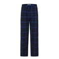 thumbnail image 2 of GLOBAL Men's Cotton Flannel Pajama Bottoms - Plaid Pajama Pants for Men with Pockets - Lounge & Sleep PJ Bottoms,2-Pack, 2 of 4