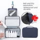 thumbnail image 4 of Bolsa de artículos de tocador para hombres, bolsa de almacenamiento de viaje portátil, gran capacidad, impermeable, plegable, bolsa de cosméticos con separación de artículos húmedos y secos, 4 of 4