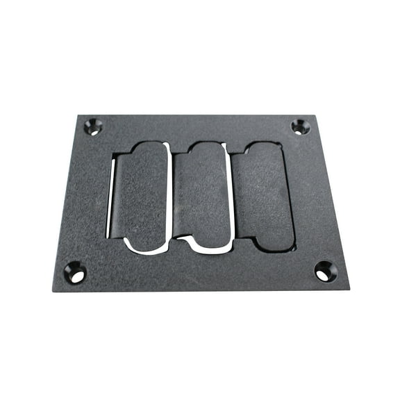 Wiremold Walker Legrand 829PFL-BLK Communication Cover Plate Flip Lid Nonmetallic, Black