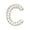C, variant on Stickers,Personalized Pearl Letter Patch Alphabet Patch Customized Letters Patch On Patch Glue On Patch Applique DIY Bride