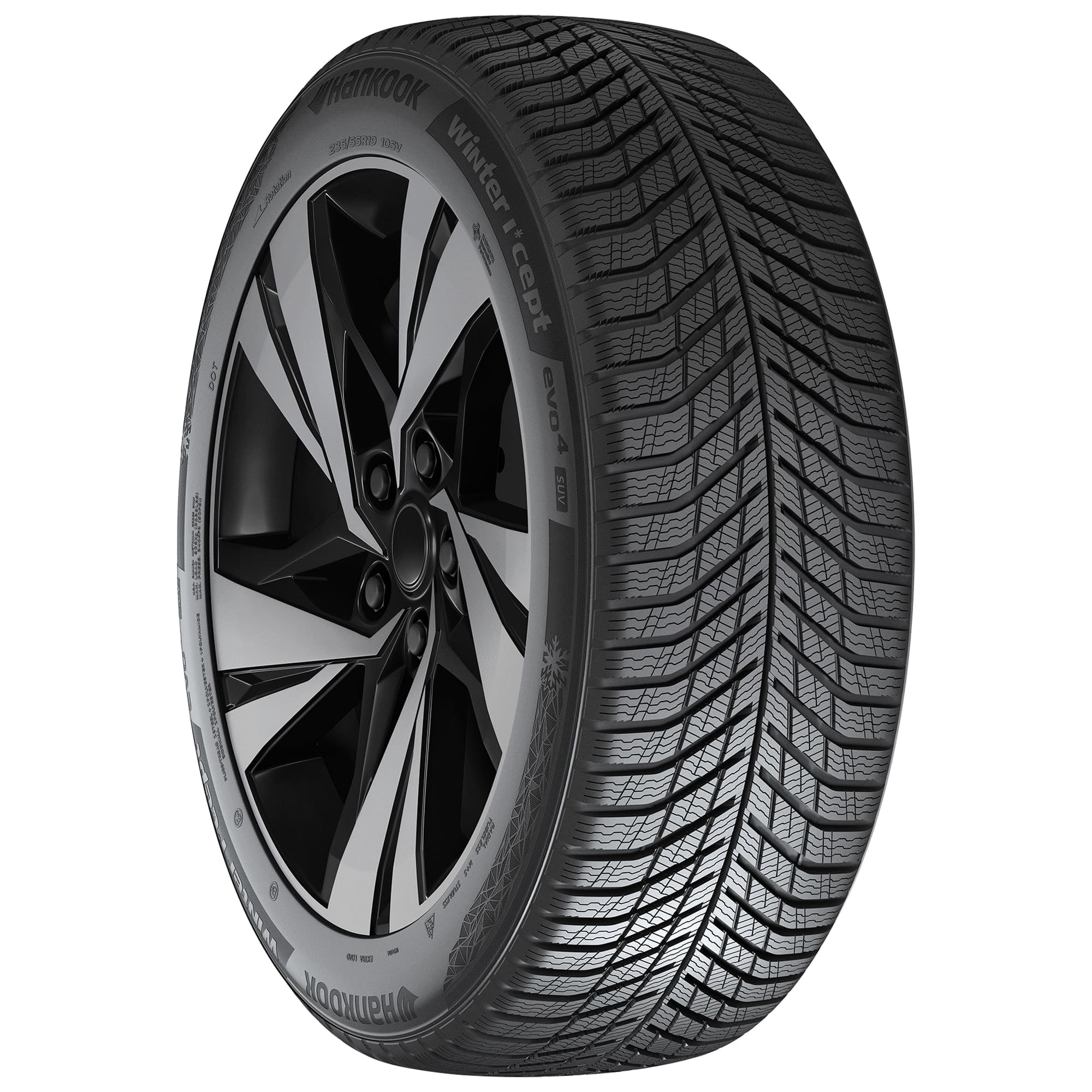 285/45R21XL 113W HAN WINTER I*CEPT EVO4 SUV W340A BW 30K