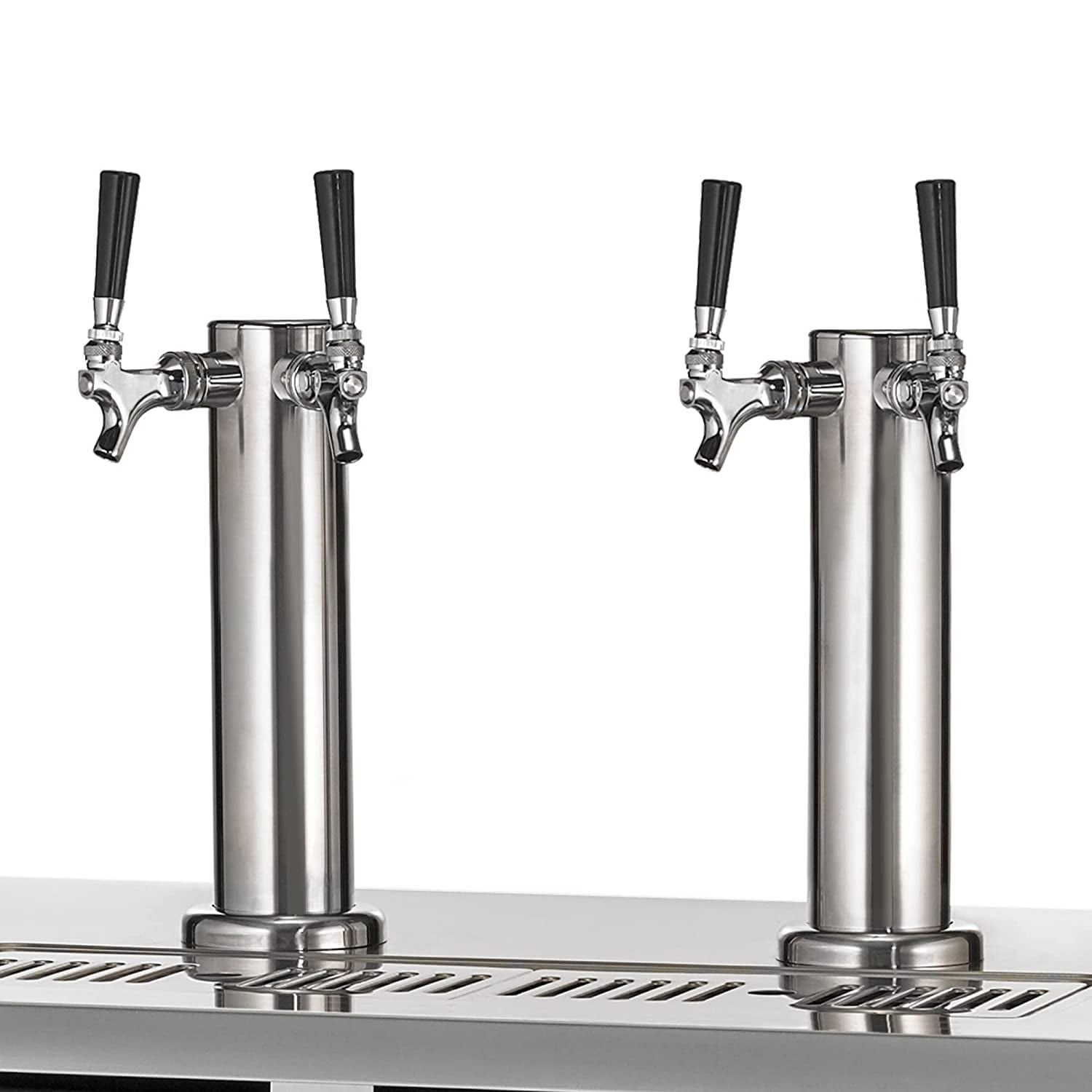 Arctic Air ADD Inch Double-Tap Direct Draw Draft Beer Cooler/Dispenser/Kegerator, Black, 115v
