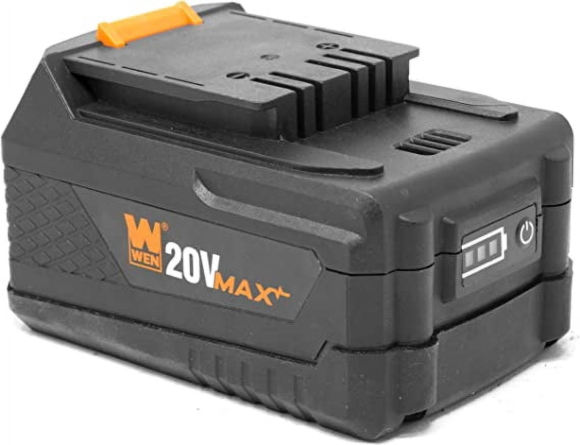 WEN 20V Max Lithium-Ion 4.0 Ah Rechargeable Replacement Battery