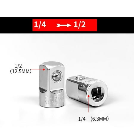 

Leke 1/4 3/8 1/2 Female to Male Drive Socket Spanner Converter Wrench Adapter Part