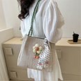 thumbnail image 4 of Straw Tote Bag Women Shoulder Handbag Versatile Shoulder Handbag for Weekend Getaway Accesory, 4 of 5
