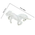 thumbnail image 4 of KAKOWELY Figurines d'Action Licorne Réalistes Fourrure Blanche Jouet pour Enfants 1Ensemble, 4 of 8