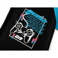thumbnail image 6 of Beezizac Big Boys Pajamas Black & Blue Gamer 2-Piece Long Sleeve & Pants PJ Set Soft Kid Sleepwear Size 12, 6 of 9