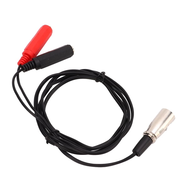 Cable Adaptador XLR Macho A Doble Hembra De 6,35 Mm Cable De Audio Estéreo De Canal Izquierdo Y Derecho De 1,5 M