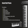 thumbnail image 5 of 49 Keys Roll Up Piano Foldable Portable Hand Roll Piano with Built-in Loudspeaker for Kids/Adults/Beginners, 5 of 5