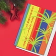 thumbnail image 4 of Stripes & Palm Trees Fresh Alternative Holiday Greeting Cards | 20 Pack Bulk Set (4x6), 4 of 6