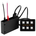 thumbnail image 3 of Panel de Interruptores ANGGREK Caja de Panel de Control Pantalla Táctil 12V/24V 6 Bandas LED Universal, 3 of 8