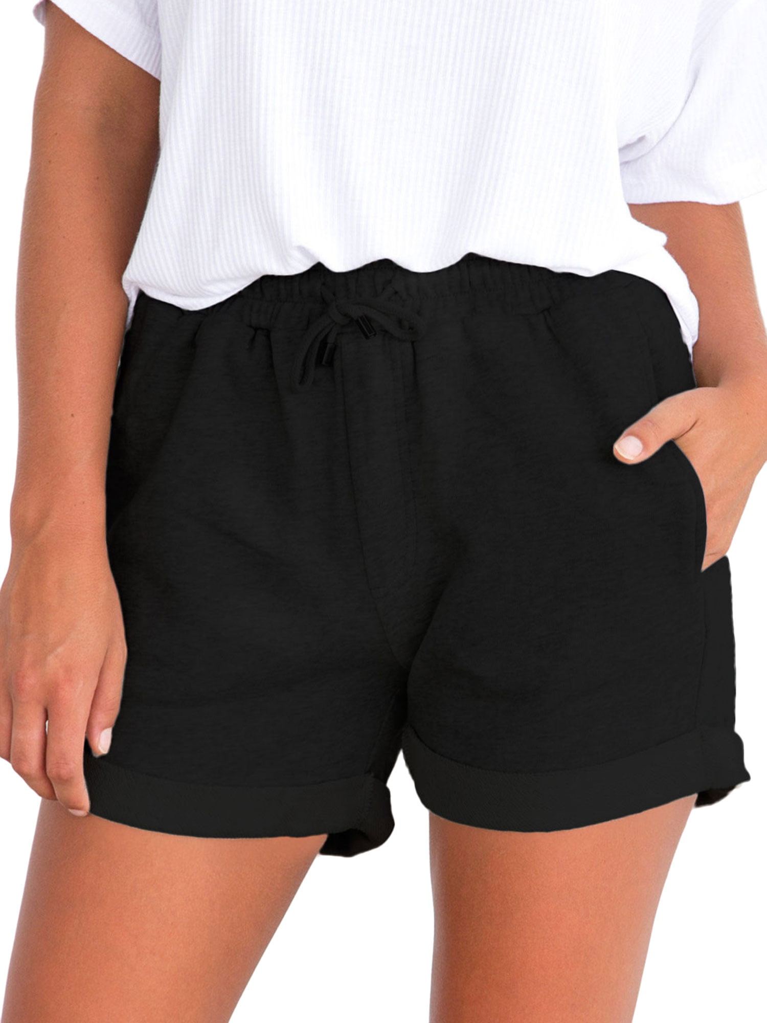 Women Sleep Pajamas Shorts Casual High Waist Casual Sleepwear Nightwear  Loungewear Short Pants Bottoms - Walmart.com