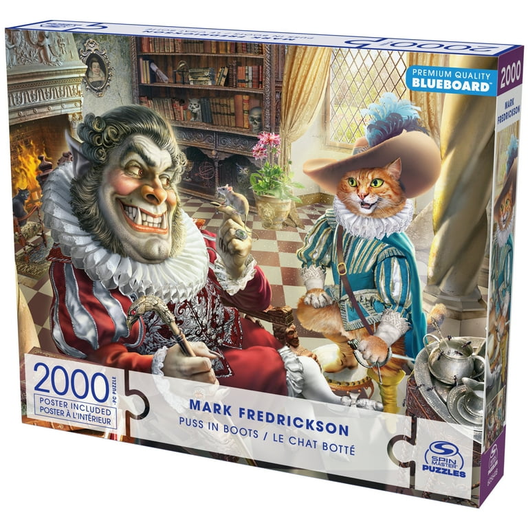 Purple Cow Puss In Boots Jigsaw Puzzle - 60 Piece Fairy Tale Puzzle For Ages 3+