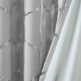 thumbnail image 4 of Intelligent Design Raina Total Blackout Metallic Print Grommet Top Curtain Panel, 4 of 16