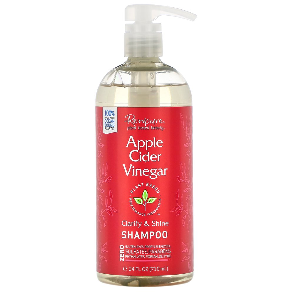 Renpure Apple Cider Vinegar Shampoo, 24 fl oz (710 ml)