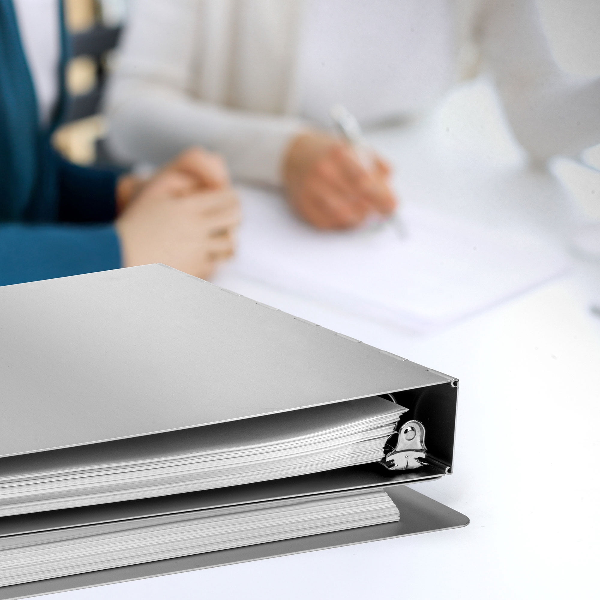 11x17 Binder Aluminum Panel Featuring a 1" Angle-D Ring