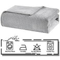 thumbnail image 7 of Fluffy Throw Blanket Gifts for Women Men, Soft Fleece Sherpa Cozy Fuzzy Plush Warm Minky Thick Faux Fur Throw for Couch, Bed, Home Living Room Decor Spring Blanket Gifts for Mom Dad, Grey, 7 of 7