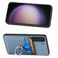 thumbnail image 4 of Allytech for Galaxy S23 Plus Case with Cards Holder, Rotating Ring Stand Slim Fit Wallet Back Cover Bumper Shockproof Phone Case for Samsung Galaxy S23 Plus - Blue, 4 of 13