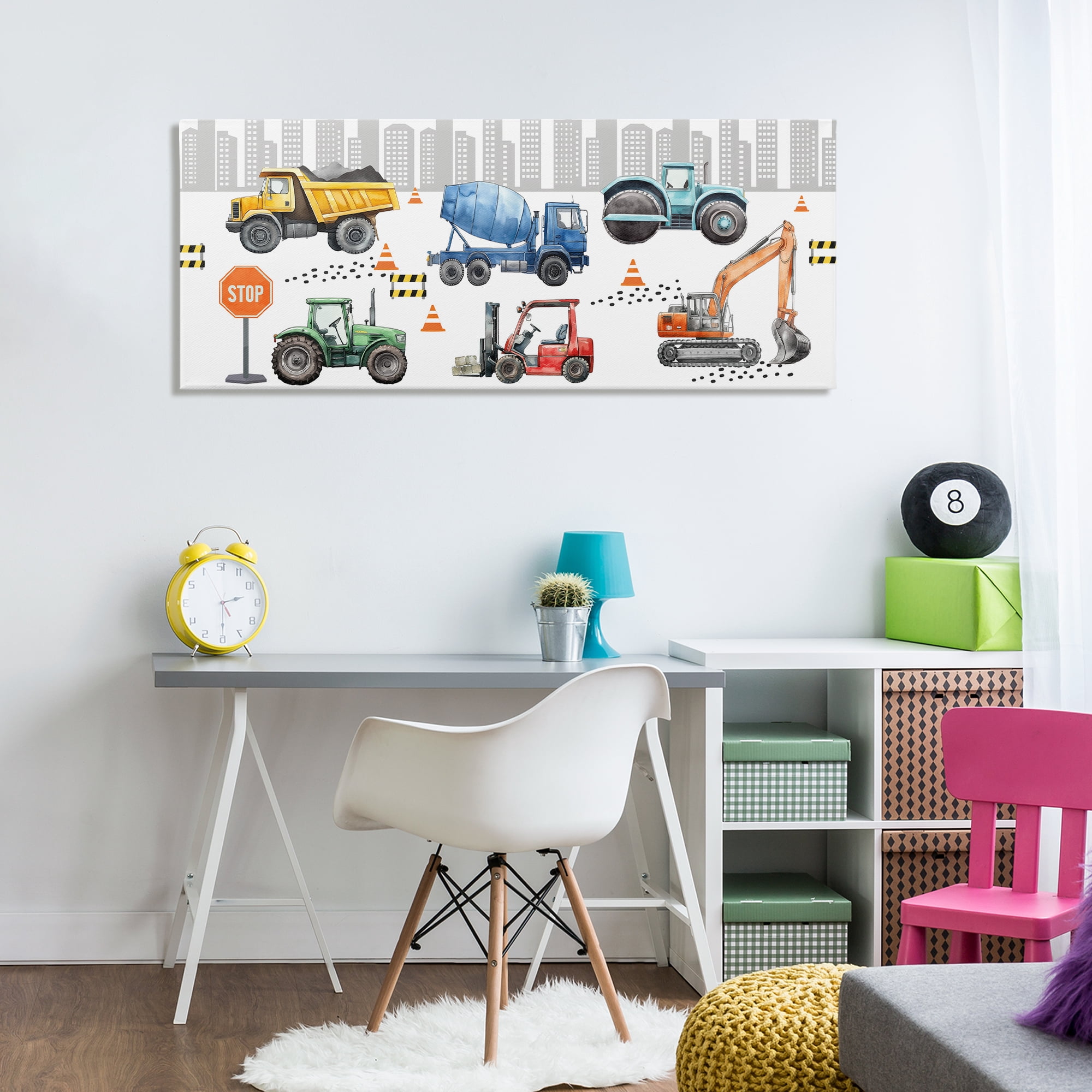 Stupell Industries City Keeps On Moving Canvas Wall Art, design by Christine Simpson Art