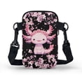 thumbnail image 2 of HELLHERO Crossbody Small Crossbody Bags Candy Cane and Snowflake Stylish Polyester with Adjustable Strap Adults 4.33x1.97x7.09 Travel, Outdoor and Daily Use, 2 of 7