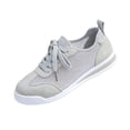 thumbnail image 3 of Sneakers for Women, Womens Walking Shoes, Widestep Shoes for Women, Women's Walking Shoes Lightweight Tennis Sneakers Non Slip Breathable Soft Sole Sports Shoes for Running, Light Gray US-7/EU-39, 3 of 5