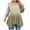 Khaki, variant on Loopsun Womens Winter Tops Plus Size, 3/4 Sleeve Shirts for Women, Women's Plus Size Casual Round Neck Solid Color Loose 3/4 Sleeve T shirt Top Wine, XXXL