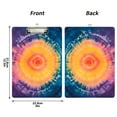 thumbnail image 3 of ALAZA Plastic Clipboard A4 Letter Size Decorative Clipboards for Students Women Men 9" x 12.5" Swirl Orange Tie Dye, 3 of 6